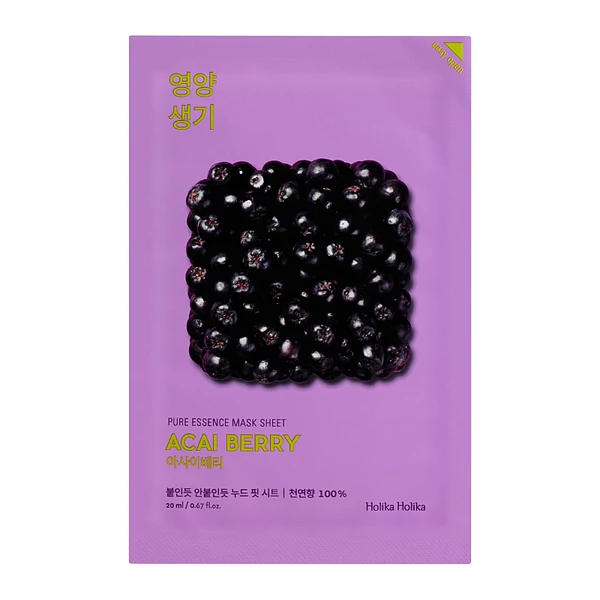 Holika Holika Pure Essence Mask Sheet  Acai Berry