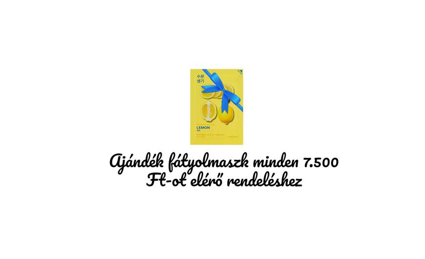Ajándék arcmaszk